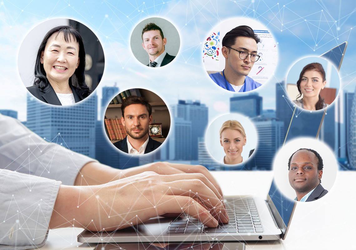 現地専門家のネットワークのイメージ